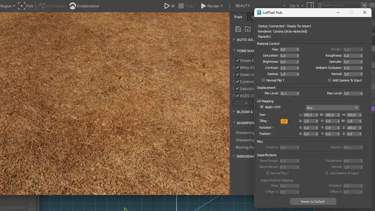 Import Grass Textures into 3ds Max in One Click