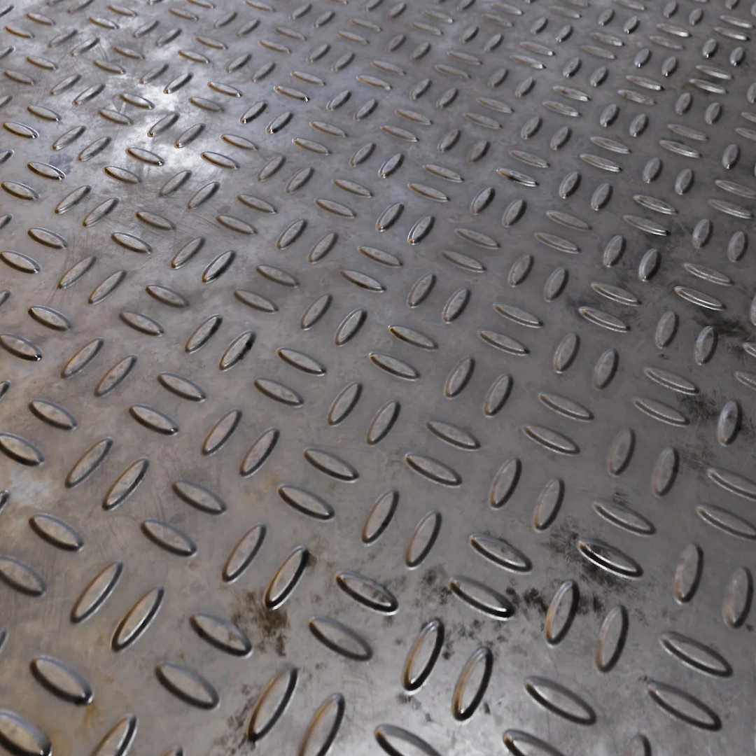 Scratches Steel Tread Plate Texture