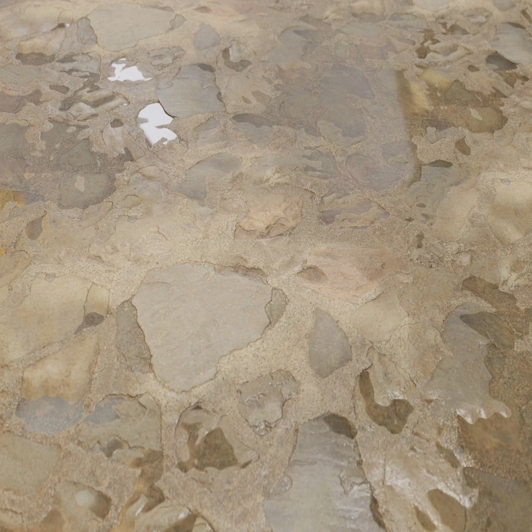 Wet Stone Floor Texture