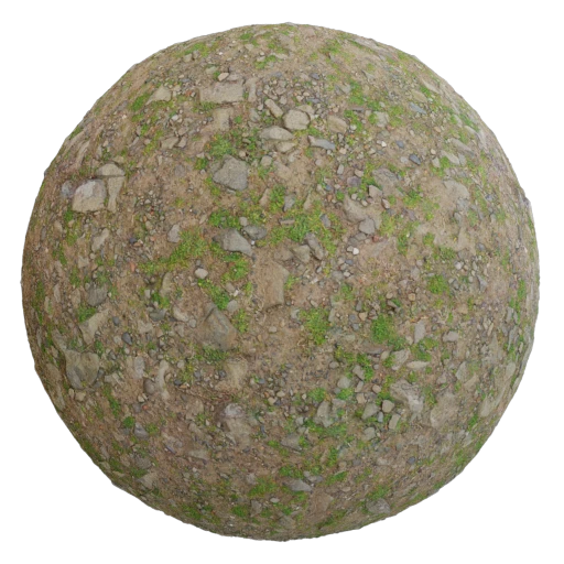 Mossy Ground Stone Texture