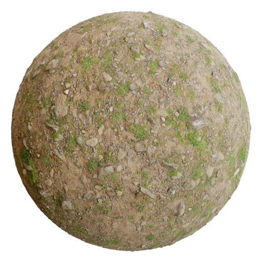 Mossy Ground Stone Texture
