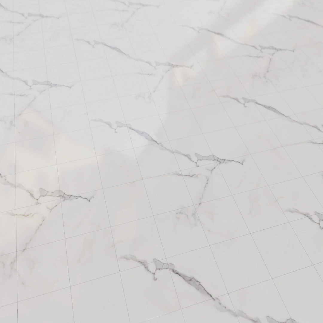 White Santorini Marble Tile Texture