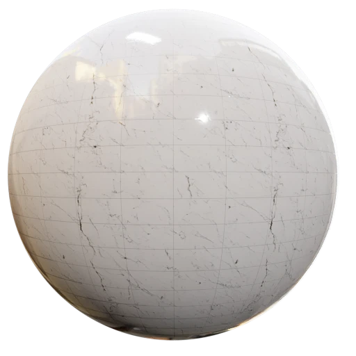 White Ario Natural Stone Tile Texture