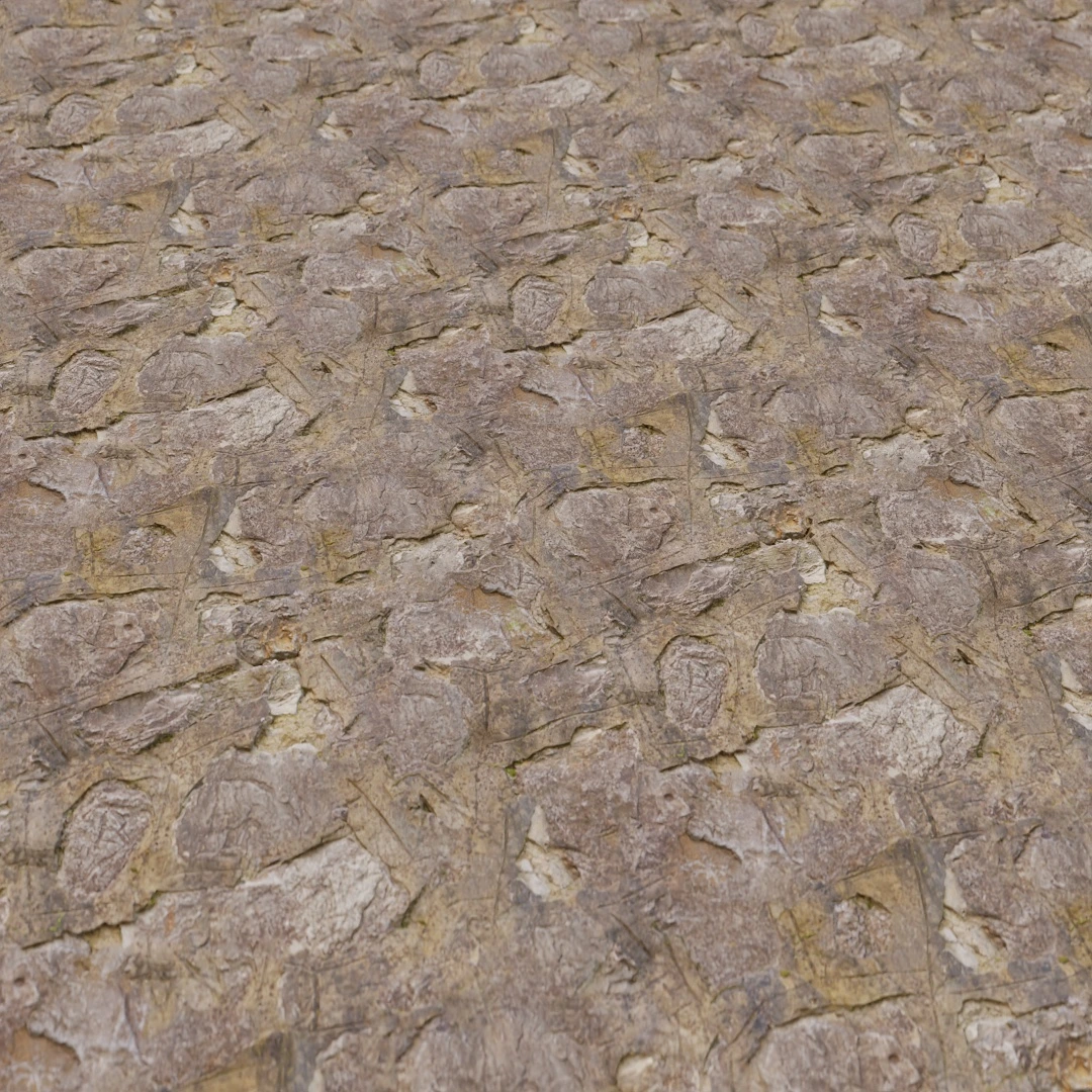 Aged Amber Cobblestone Texture