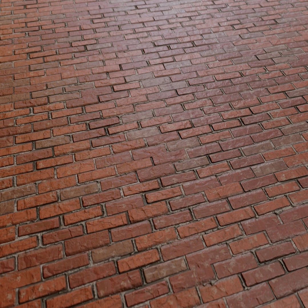 Aged Brick Facade Texture