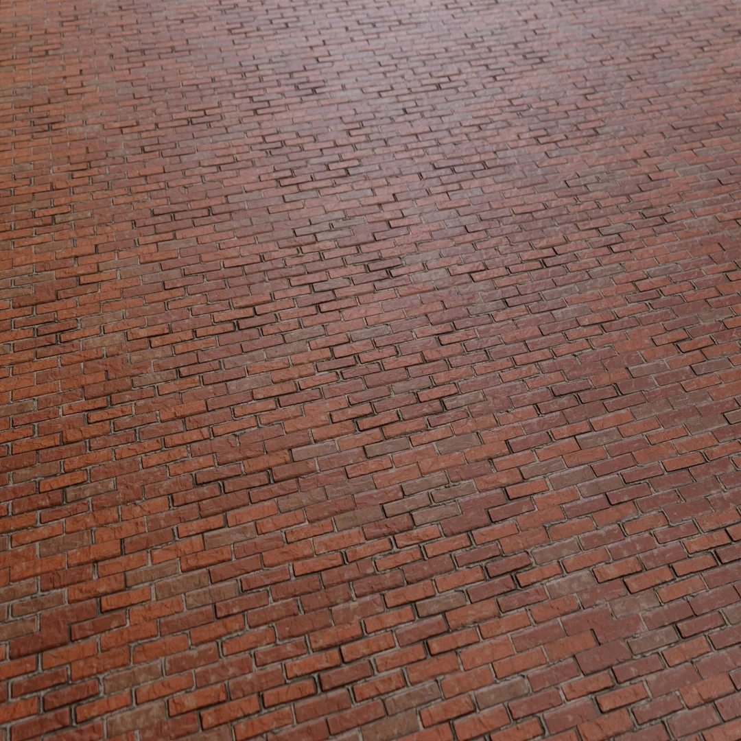 Aged Brick Facade Texture