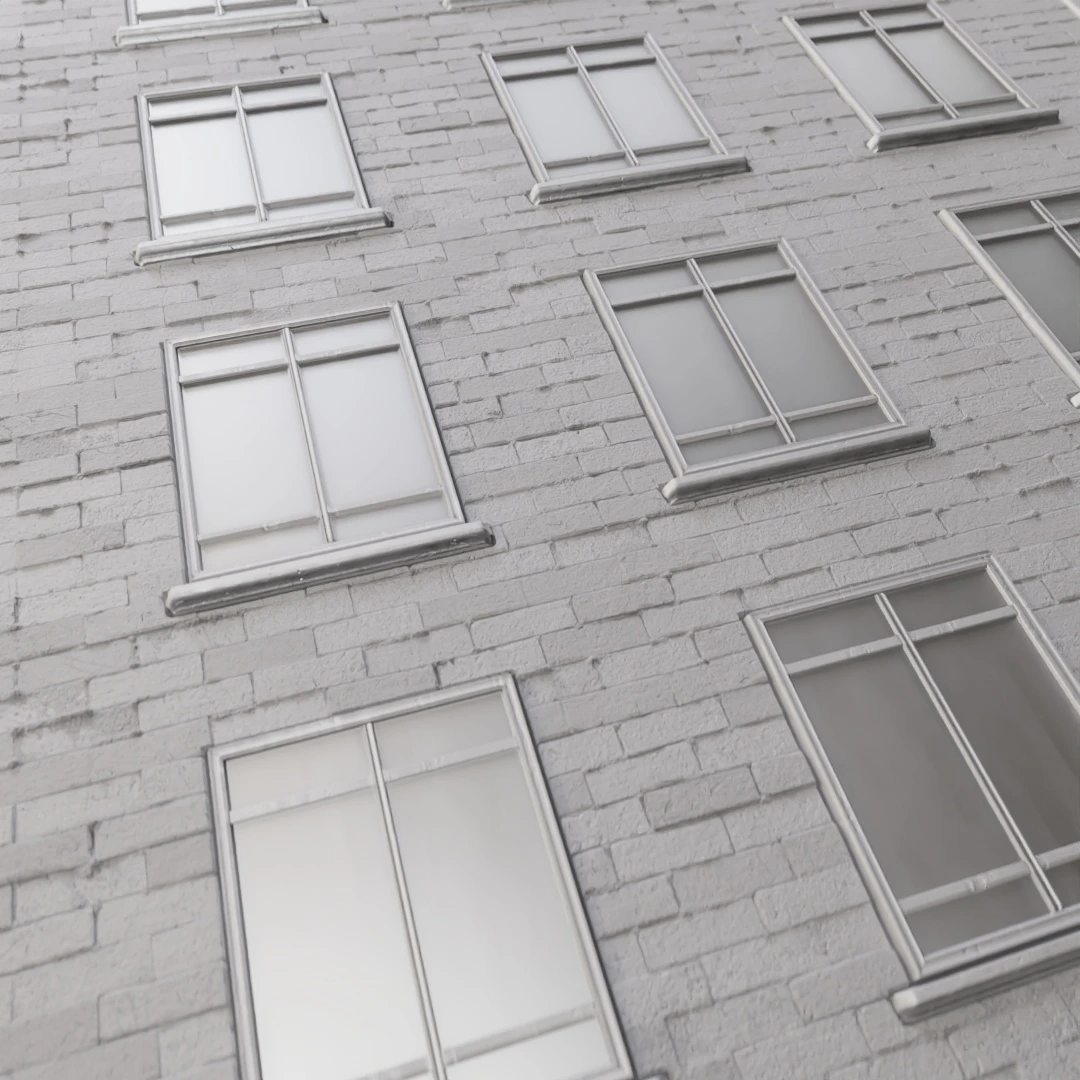 Aged Brickwork Facade Texture