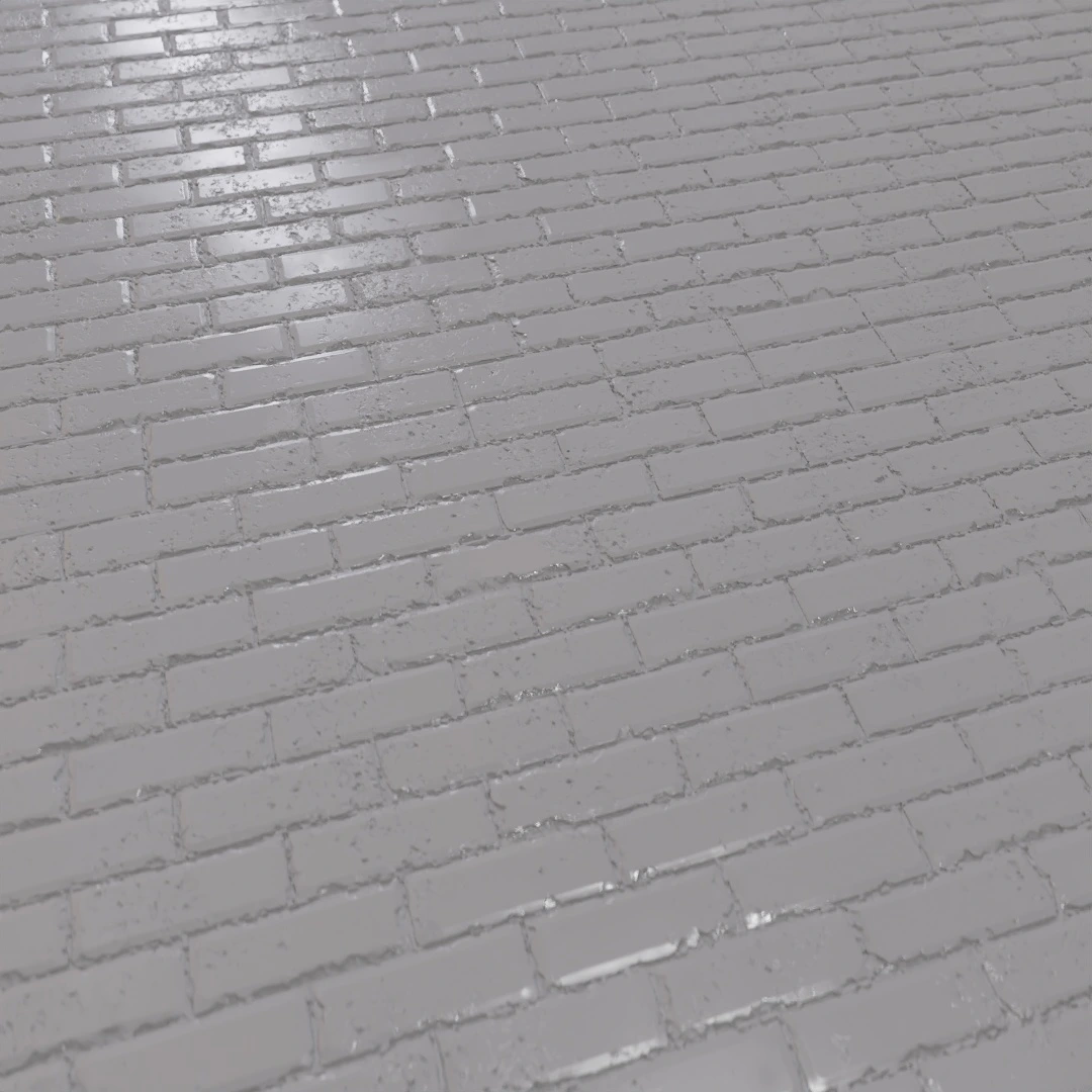 Aged Cerulean Brick Texture