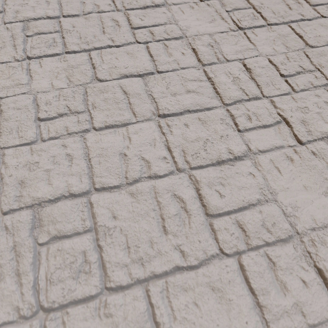 Aged Cobblestone Pavement Texture