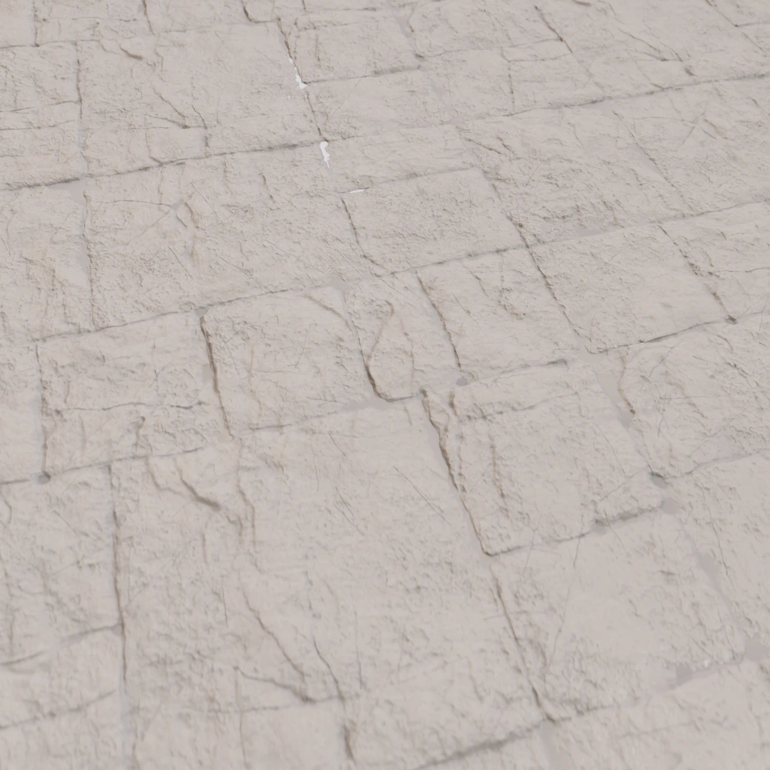 Aged Cracked Stone Floor Texture