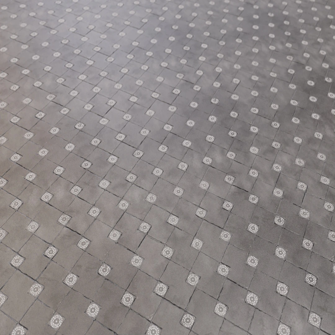 Aged Decorative Stone Floor Texture