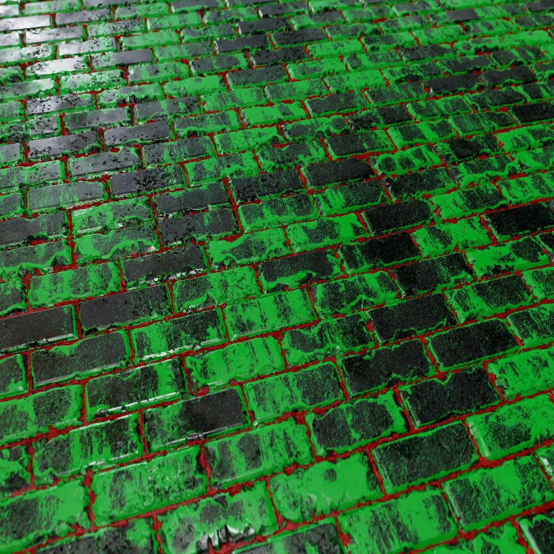 Aged Industrial Brick Wall Texture