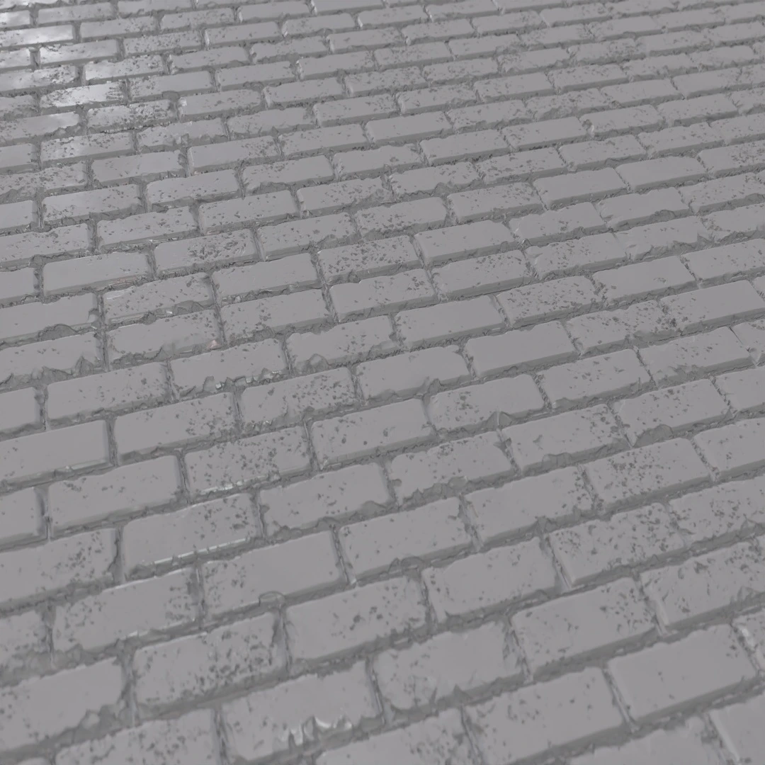 Aged Industrial Brick Wall Texture