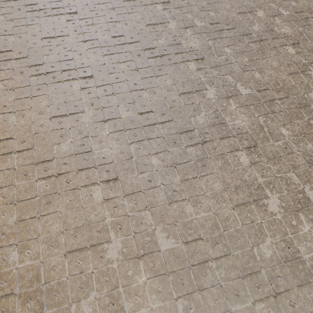 Aged Mosaic Tile Texture 3839 - LotPixel