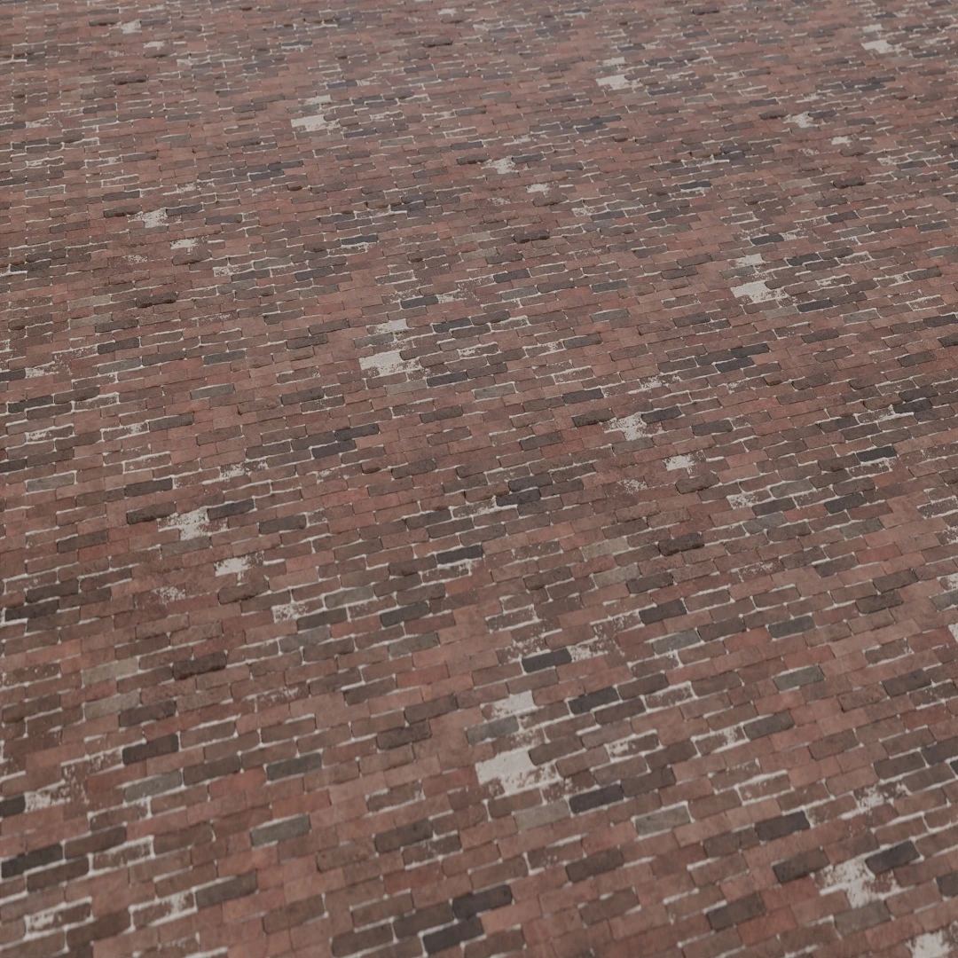 Aged Red Rough Brick Texture