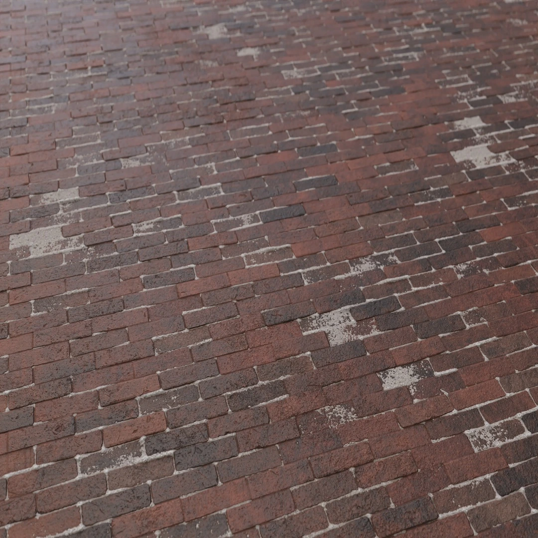 Aged Rustic Red Brick Texture