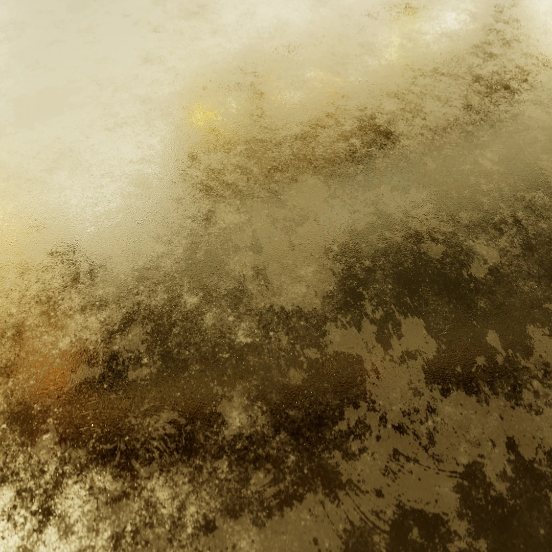 Aged Scuffed Gold Patina Texture