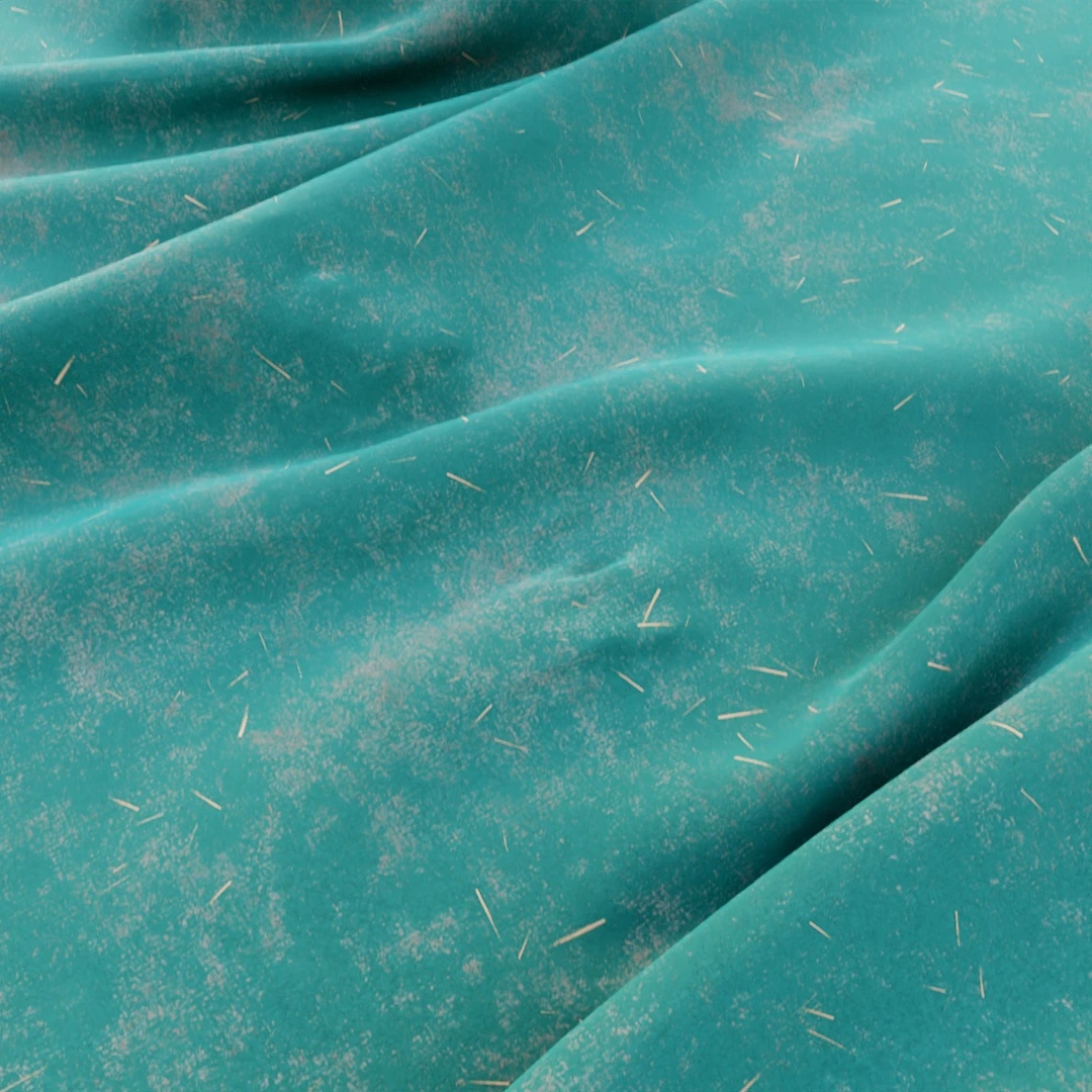 Aged Teal Patina Fabric Texture