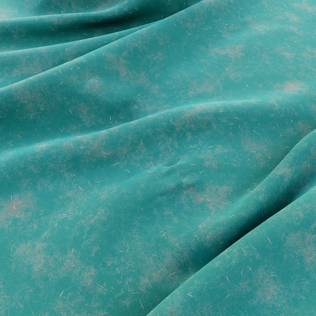 Aged Teal Patina Fabric Texture