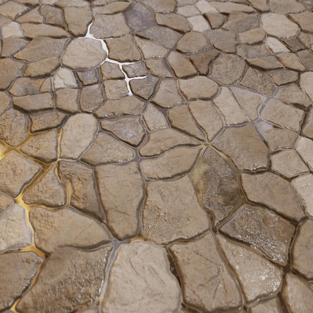Antique Cobblestone Floor Texture