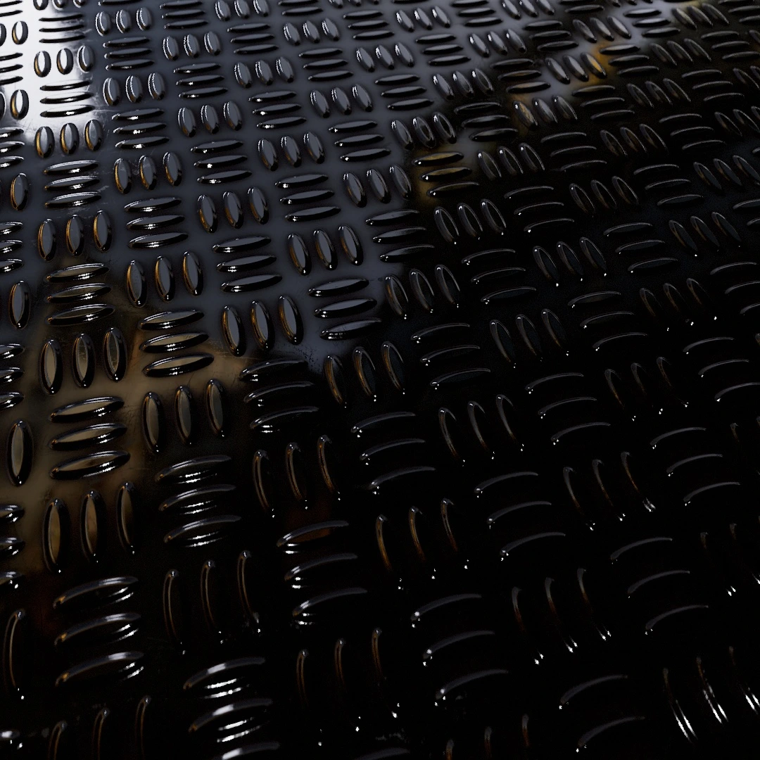 Black Stainless Tread Texture