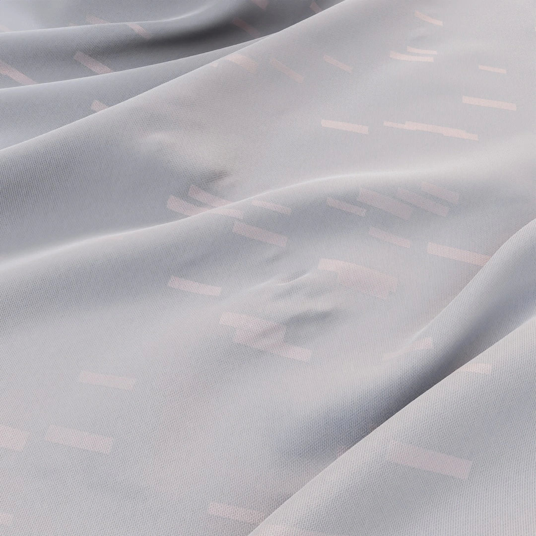Blue Abstract Geometric Fabric Texture