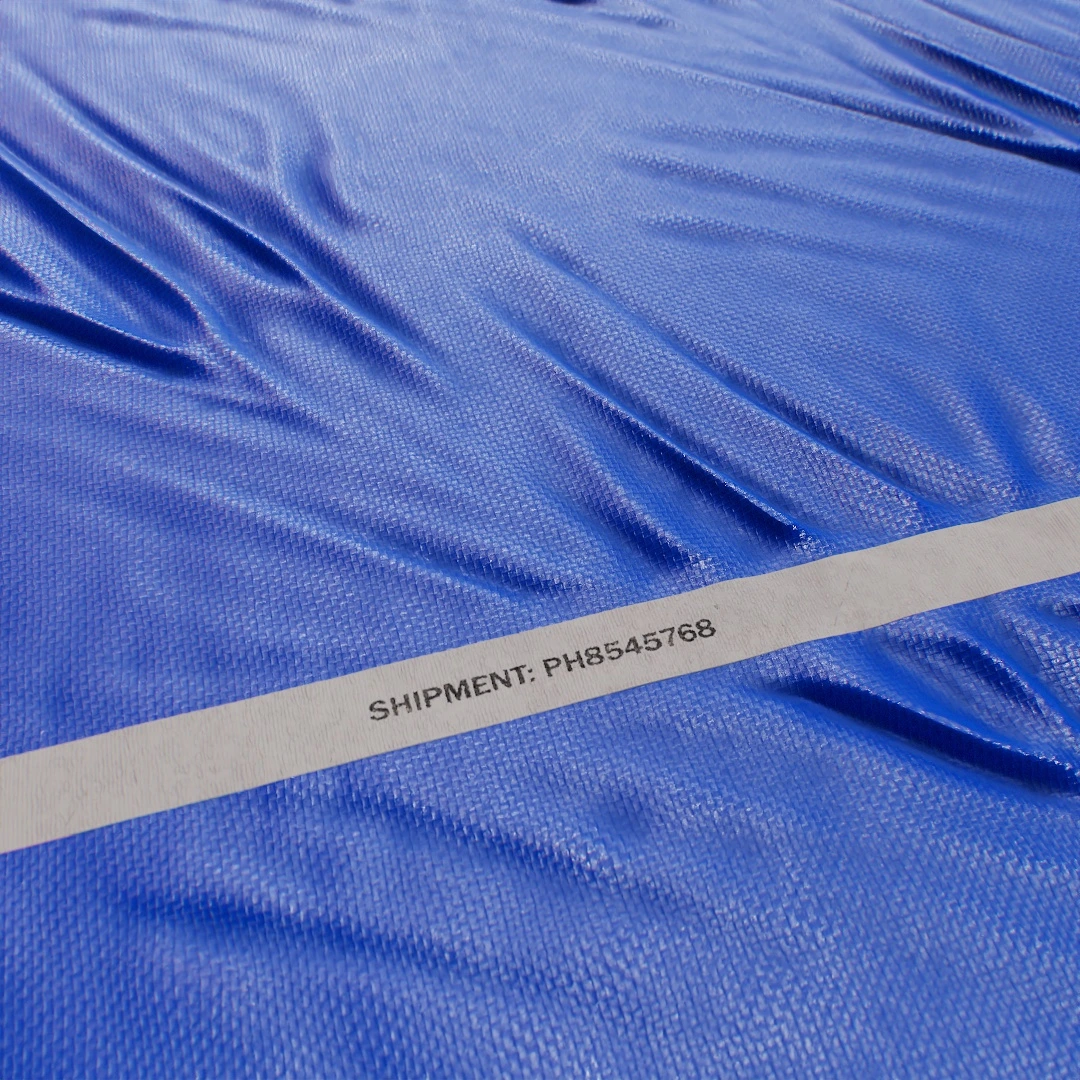 Blue Worn Tarpaulin Texture