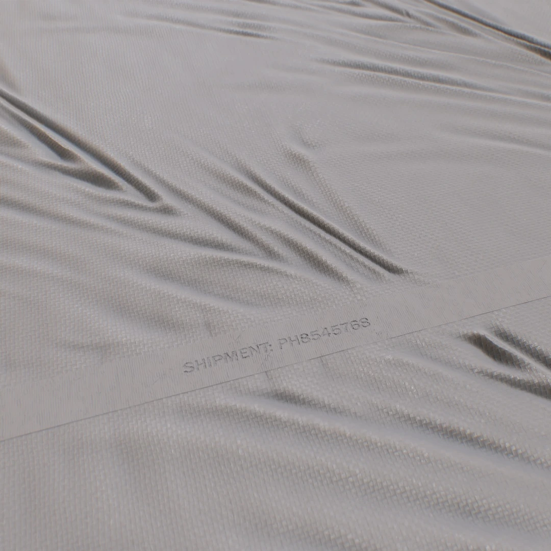 Blue Worn Tarpaulin Texture