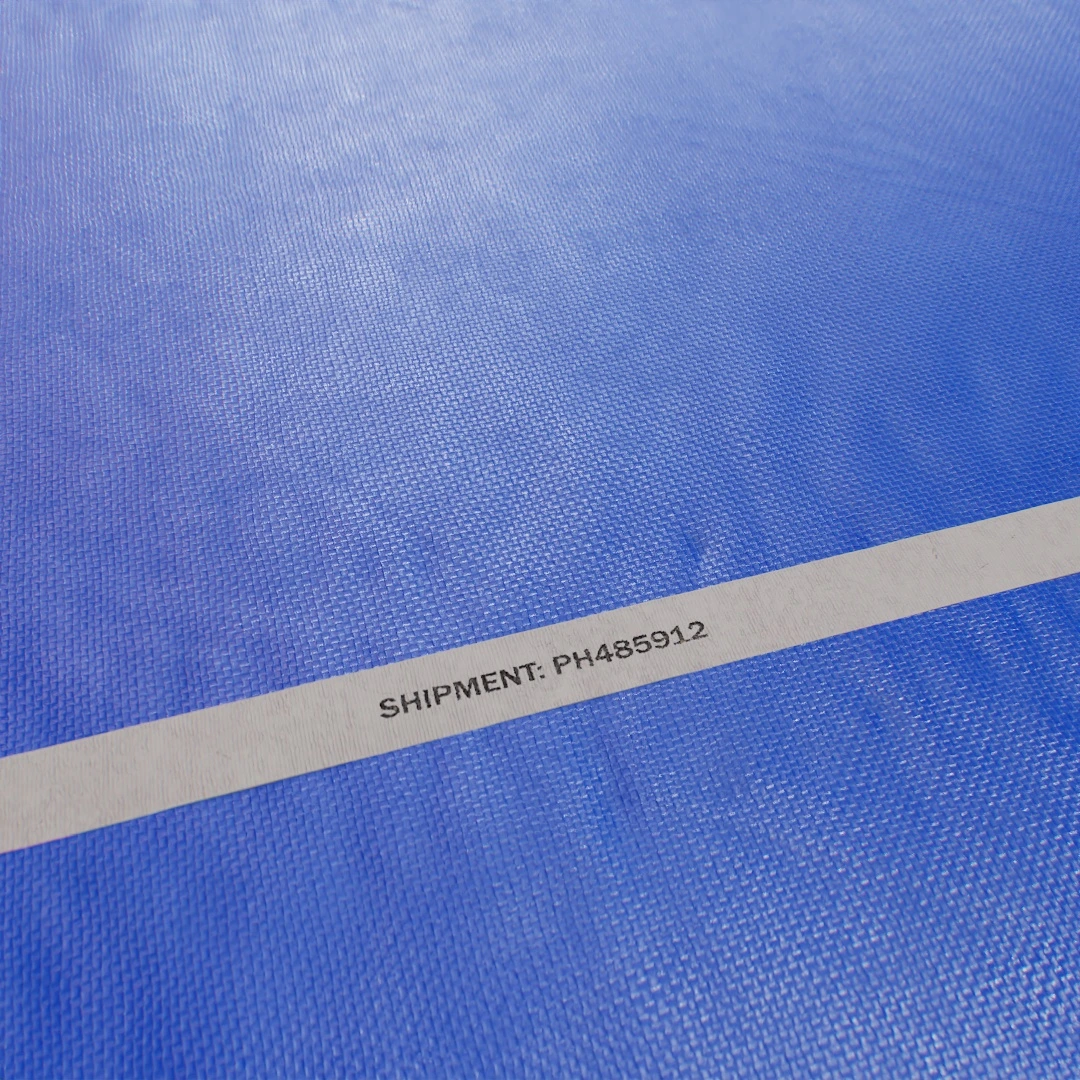 Blue Woven Poly Tarpaulin Texture 3055 - LotPixel