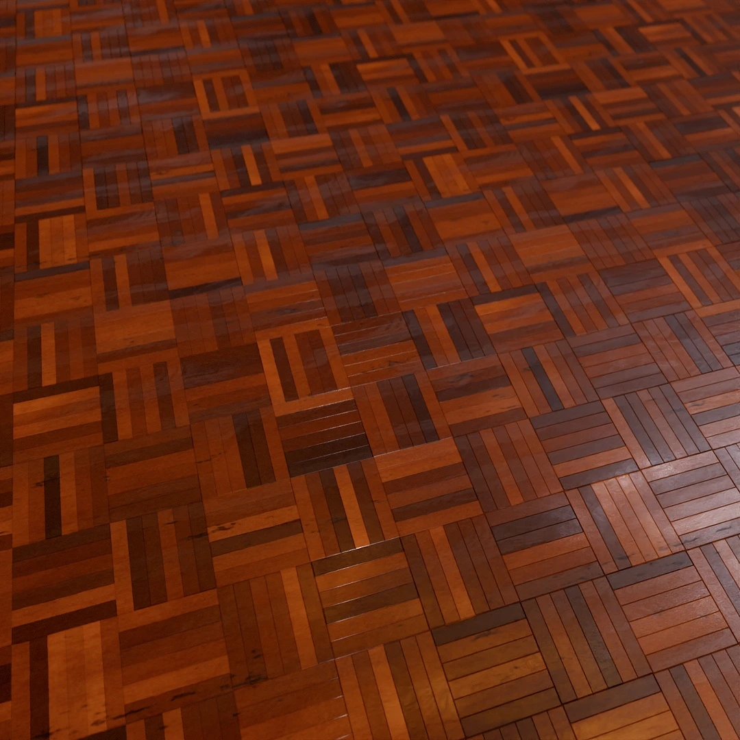 Classic Oak Mosaic Parquet Floor Texture