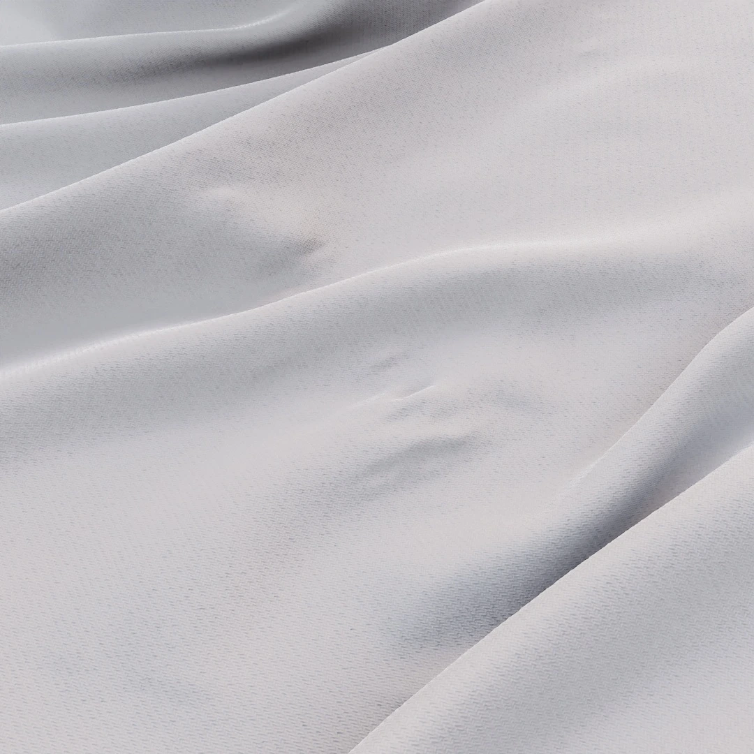 Clean Ribbed Ivory Fabric Texture
