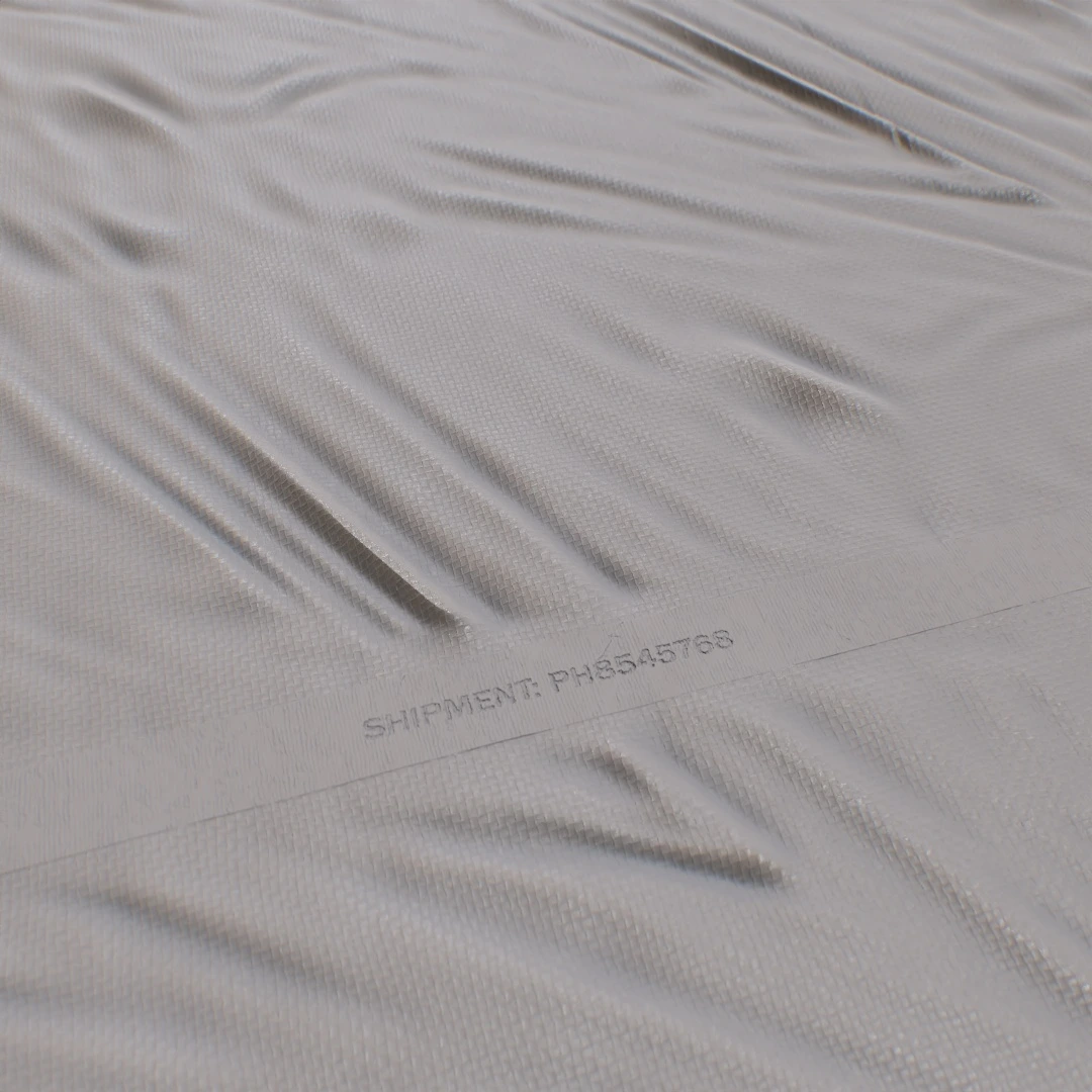 Clean White Woven Tarpaulin Texture