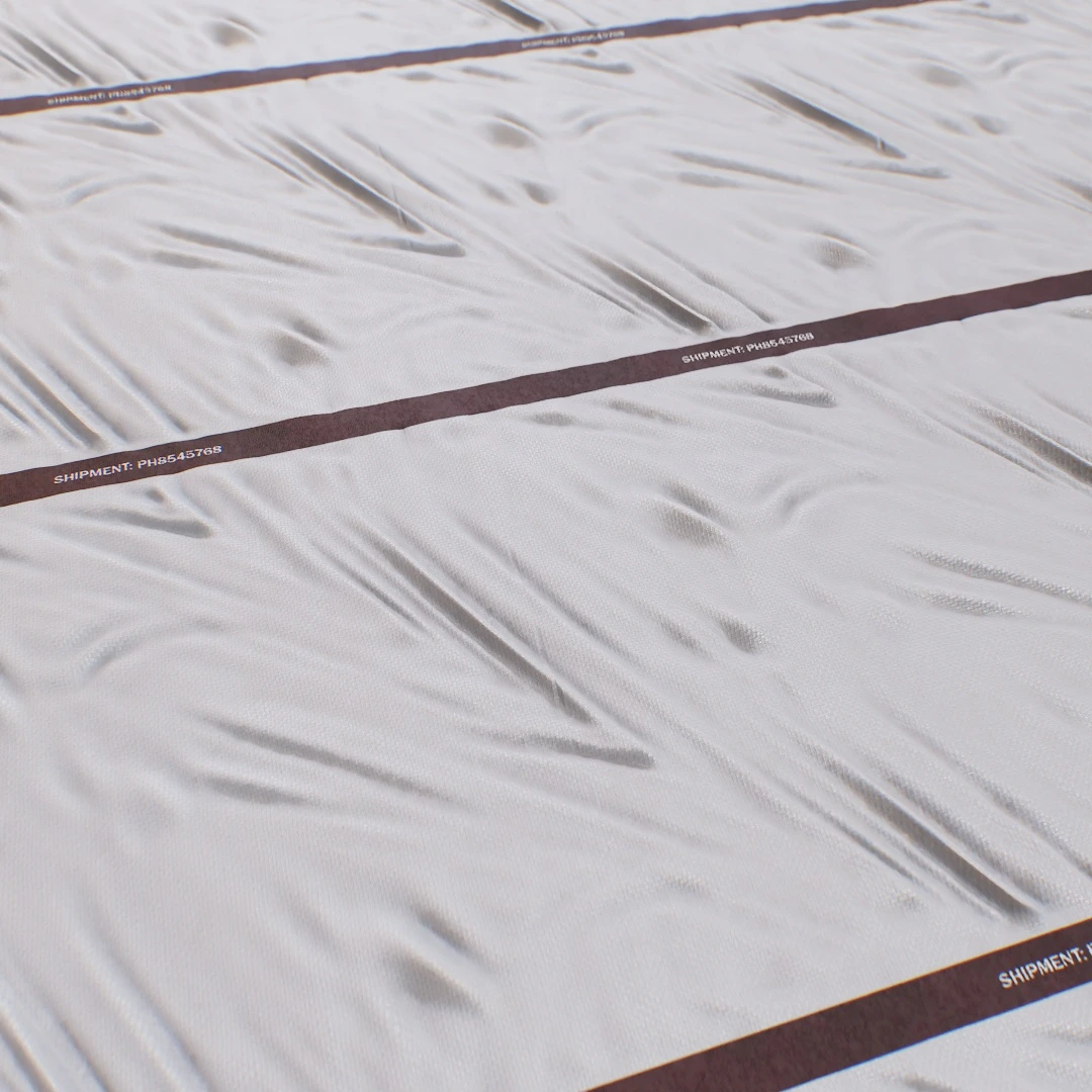 Clean White Woven Tarpaulin Texture