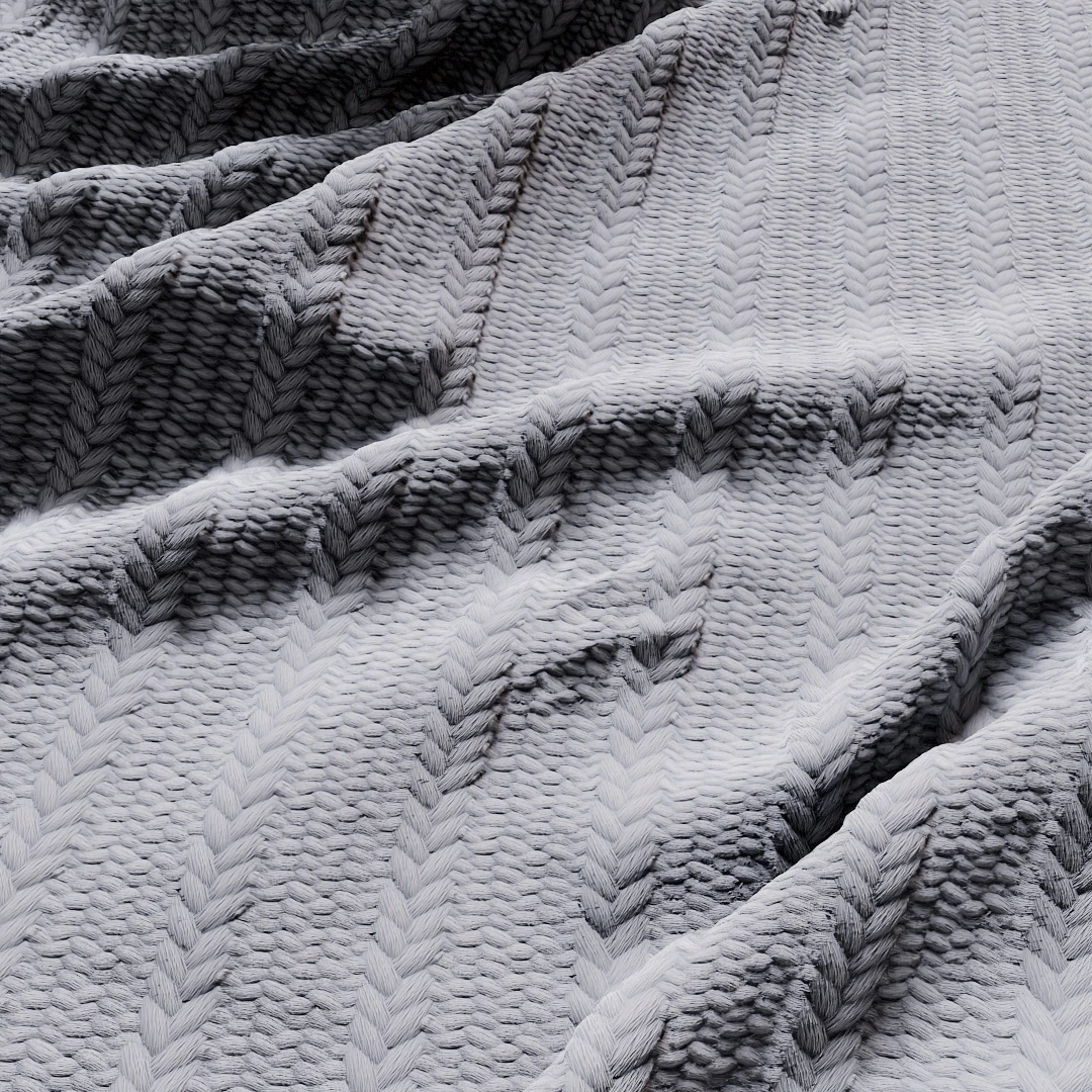 Coarse Vintage Knit Pattern Fabric Texture