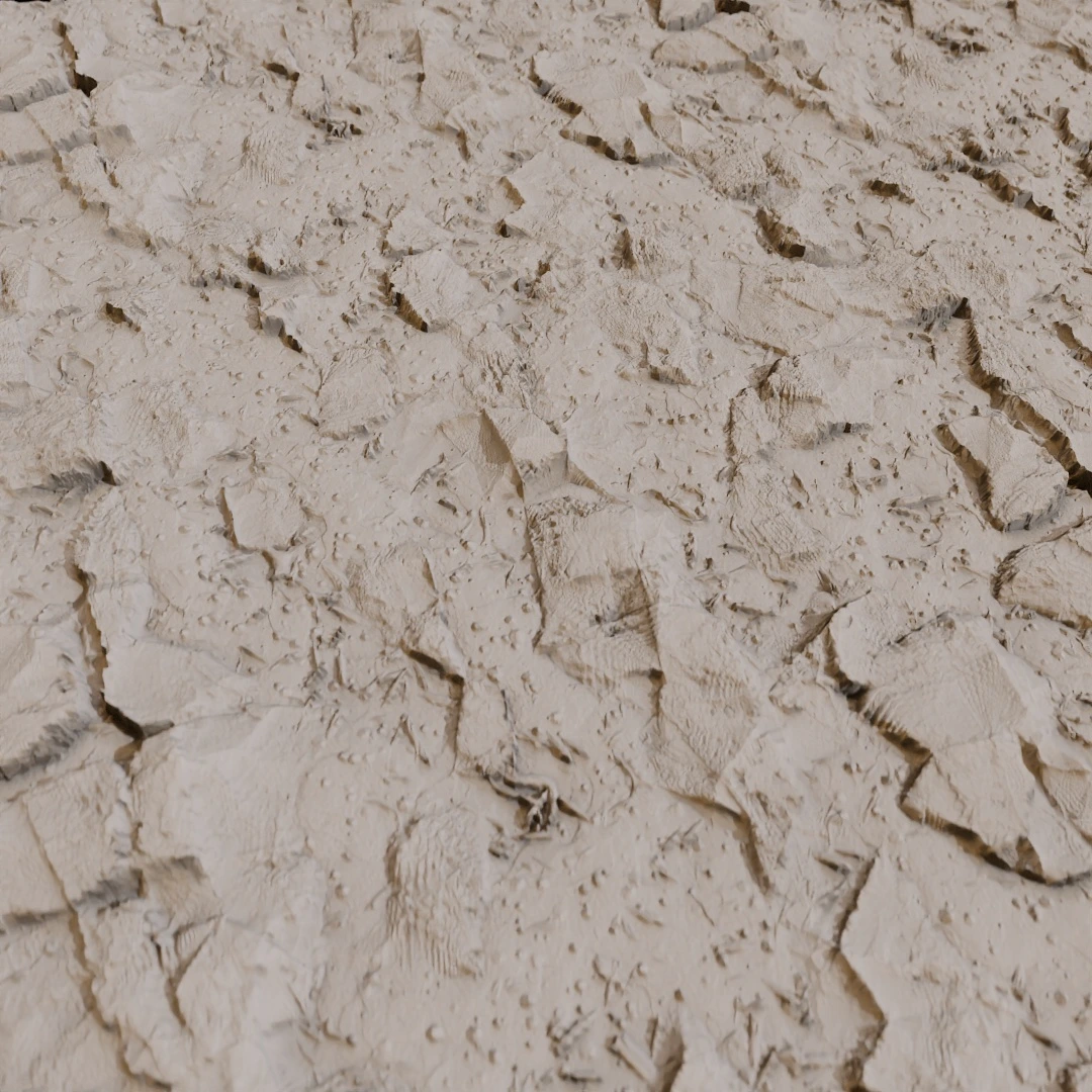 Cracked Dry Mud Soil Texture