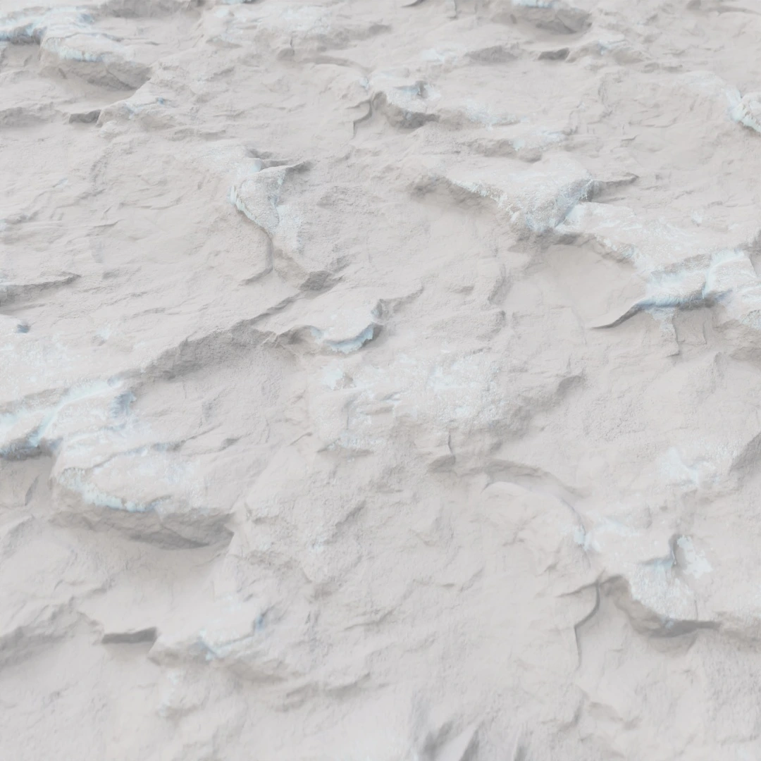 Cracked Lichen Infused Rock Texture