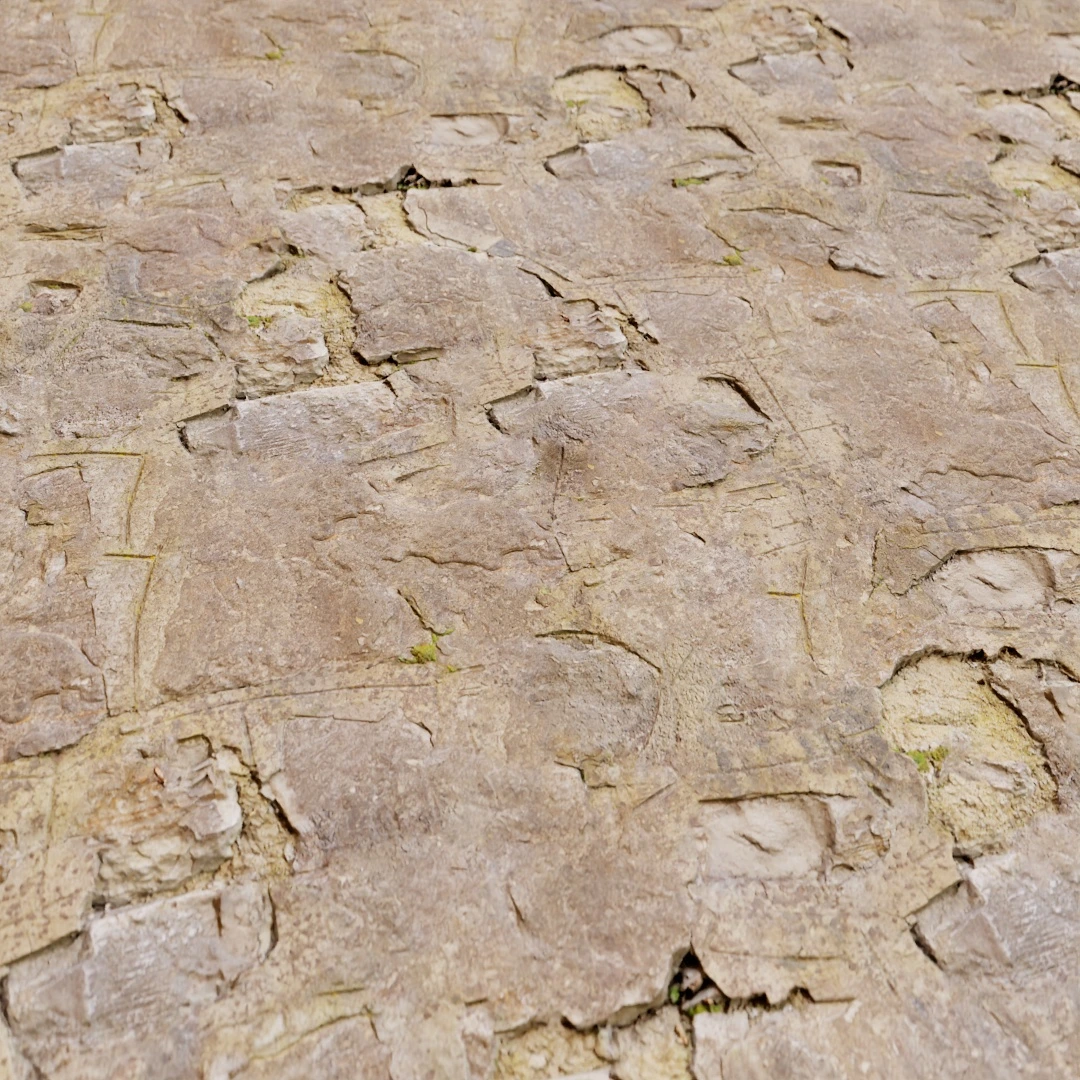 Cracked Old Stone Wall Texture