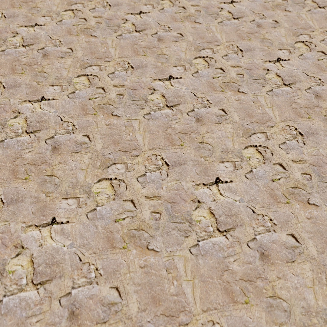Cracked Old Stone Wall Texture