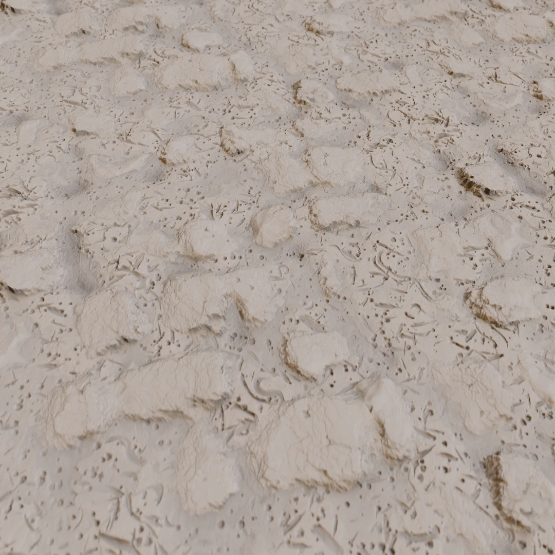 Cracked Wet Mud Soil Texture
