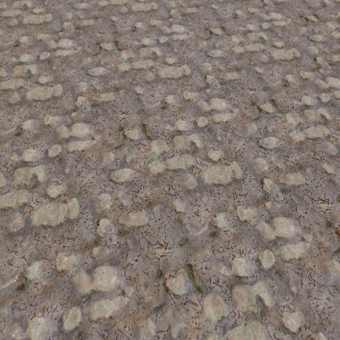 Cracked Wet Mud Soil Texture