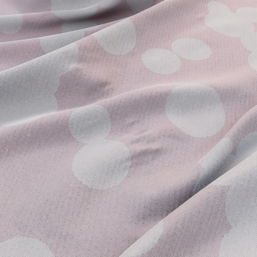 Crimson Gold Polka Elegance Fabric Texture