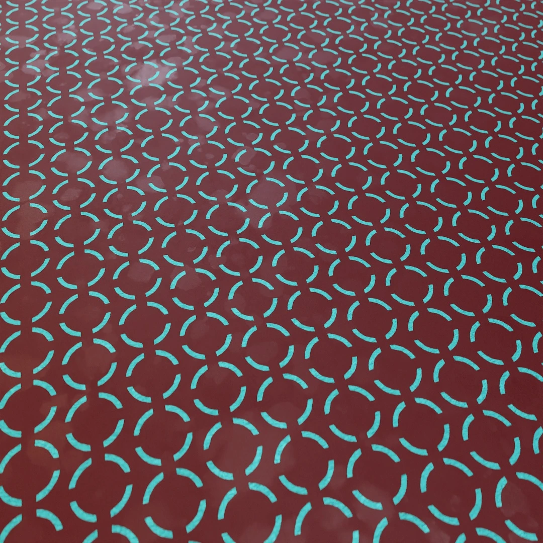 Crimson Waves Smooth Patterned Wall Texture