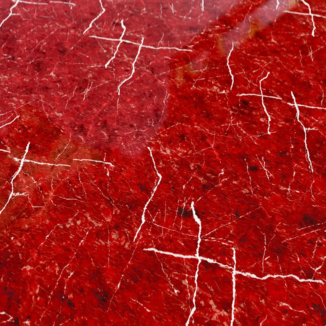 Crimson Web Elegance Marble Texture