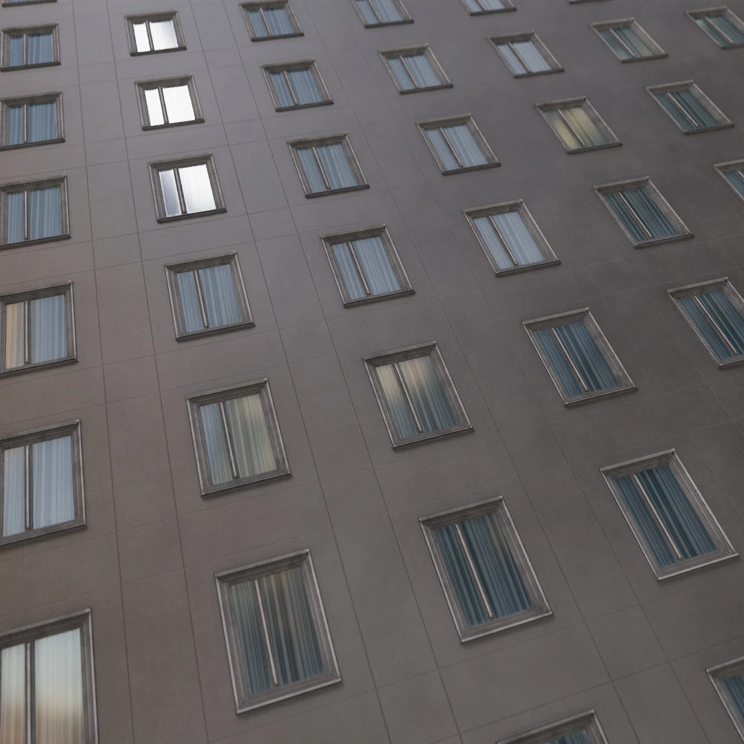 Dark Concrete Facade Texture
