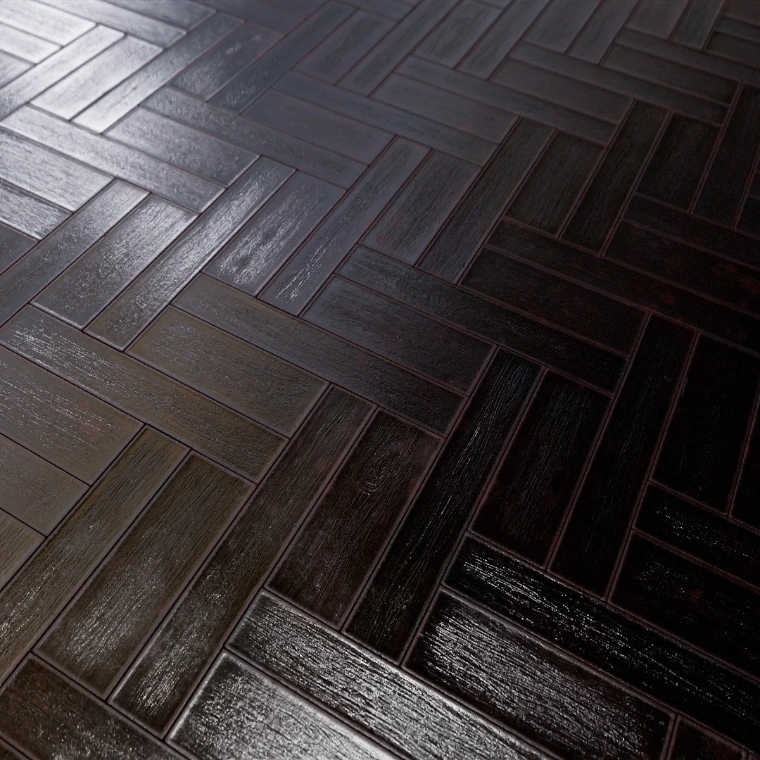Dark Oak Herringbone Parquet Texture 3362 - LotPixel