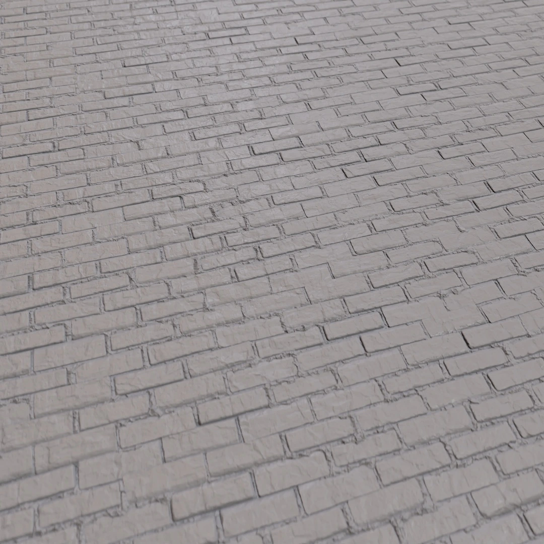 Dark Plastered Rough Brick Texture