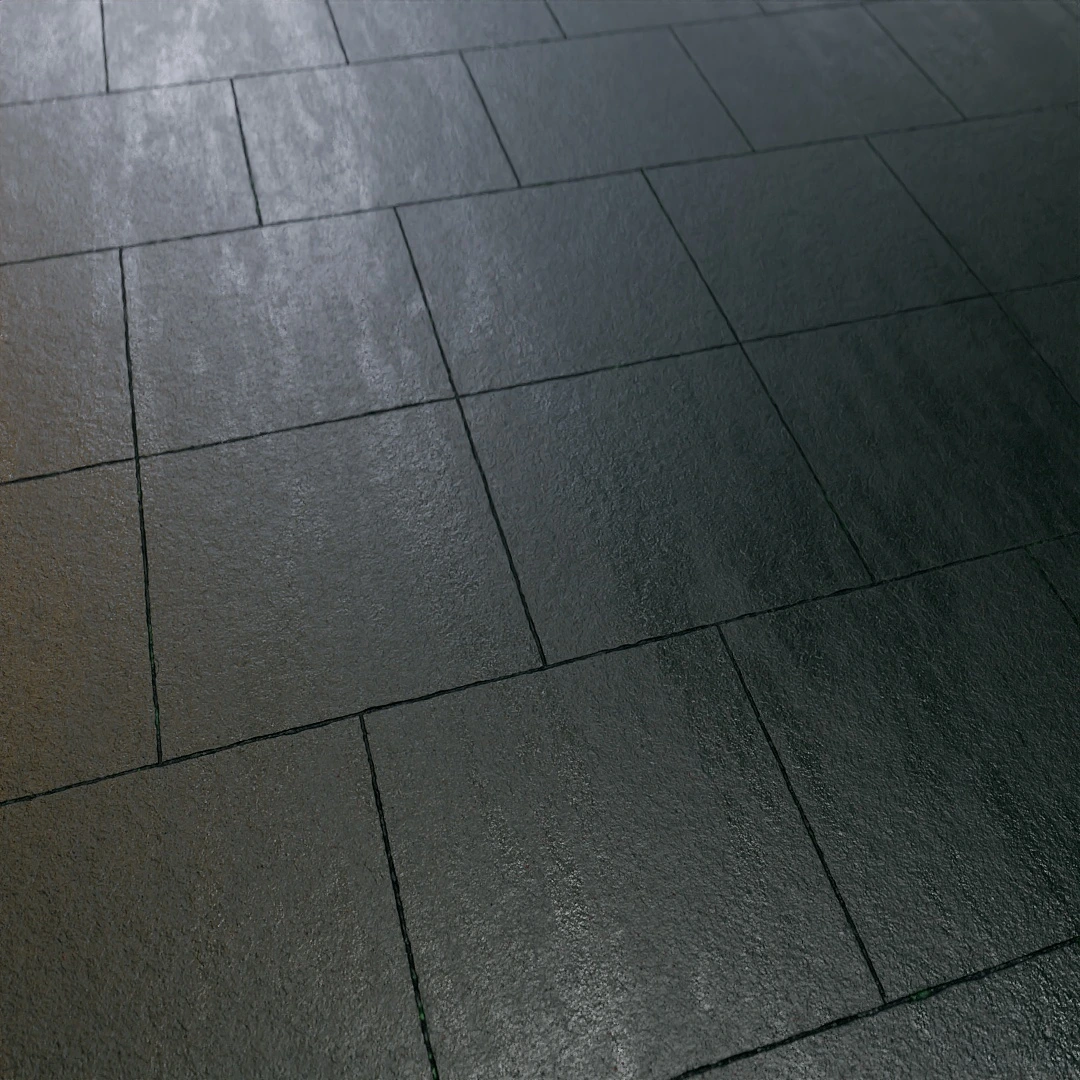 Dark Polished Concrete Block Texture