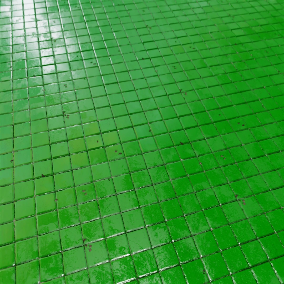 Emerald Gloss Grid Texture