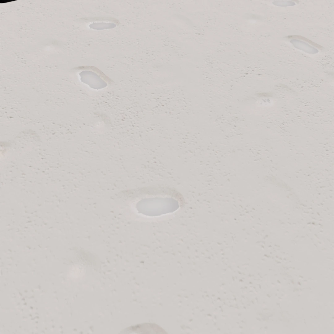 Footprint Laden Melting Snow Texture