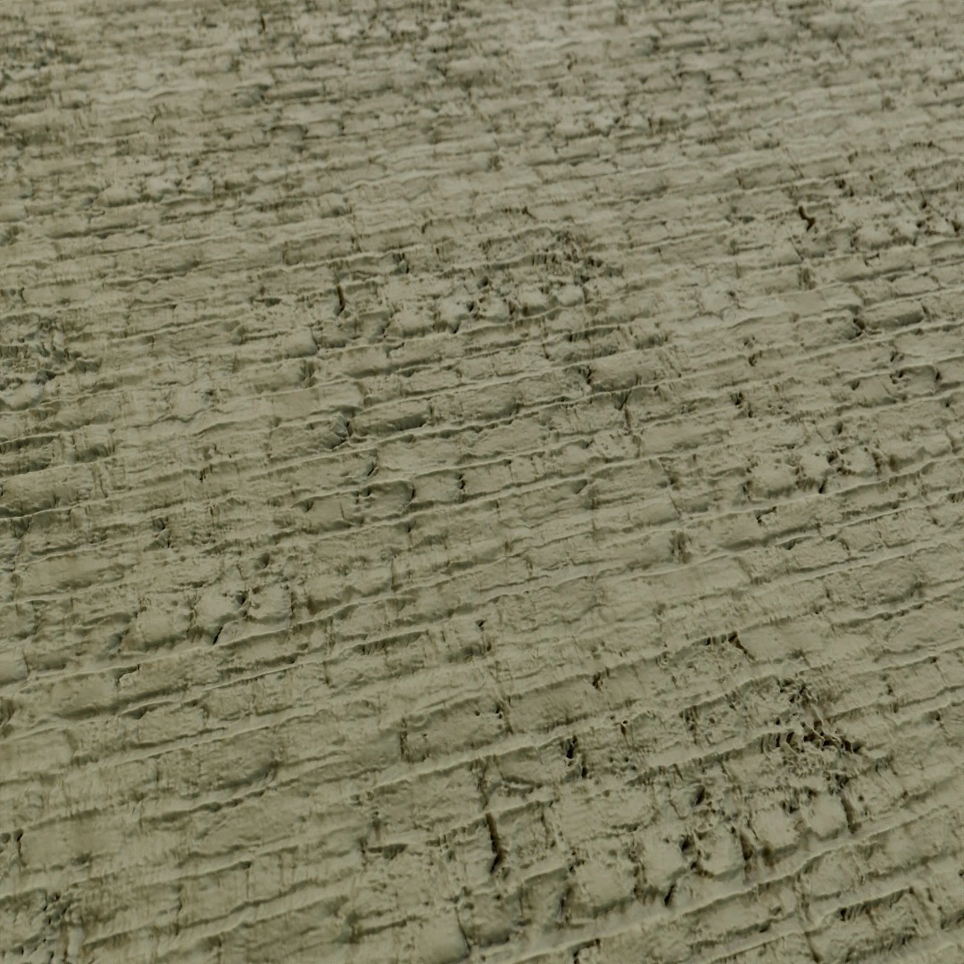 Free Aged Olive Green Brick Texture